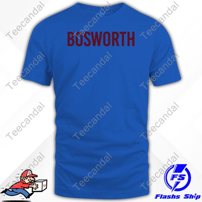 Brian Bosworth Wearing Bosworth Shirt