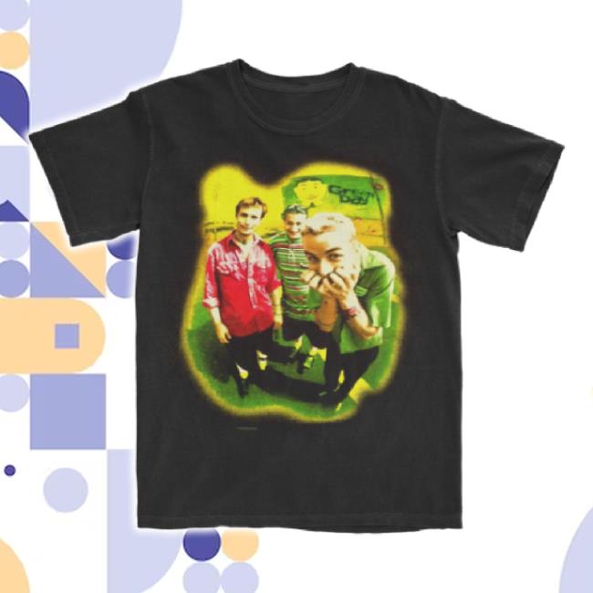 Original Green Day Store Merch Vintage Neon Photo Sweater Greenday Shop