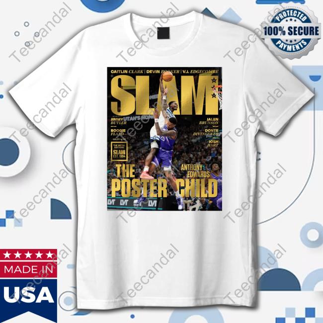 Gold Metal Slam 249 Anthony Edwards Shirts