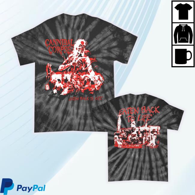 Official Cannibal Corpse Store Eaten Back To Life Bootleg New Shirt