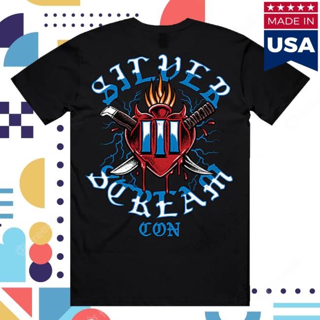 Ink Merch Silver Scream Con Iii Ssc Iii Sacred Heart Tee Shirt Ice Nine Kills Official