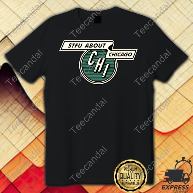 Stfu About Chicago Vintage Transit Tee Shirt Harebrained Design Store