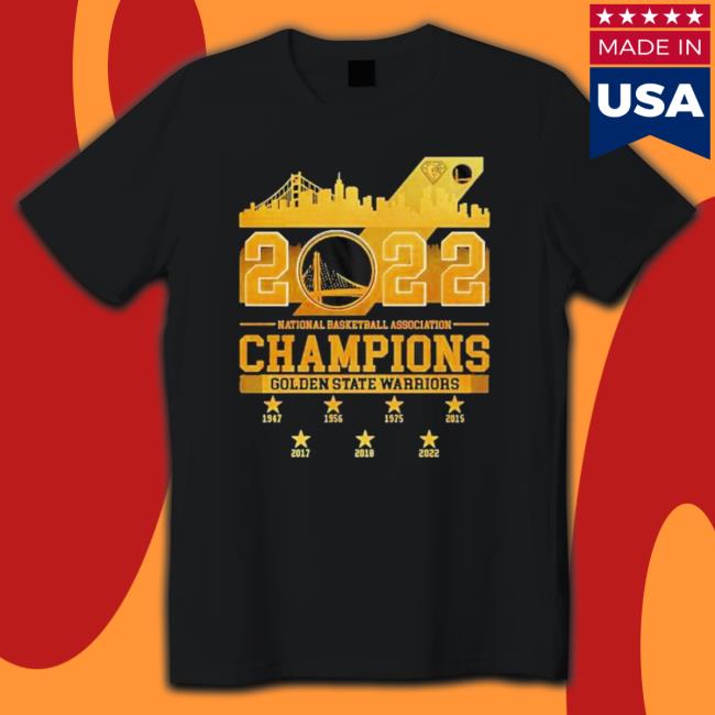 Golden State Warriors 2022 National Basketball Association Champions 1947-2022 Hoodie