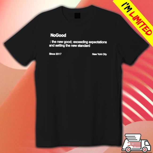 Nogood The New Good Exceeding Expectations And Setting The New Standard Hooded Sweatshirt