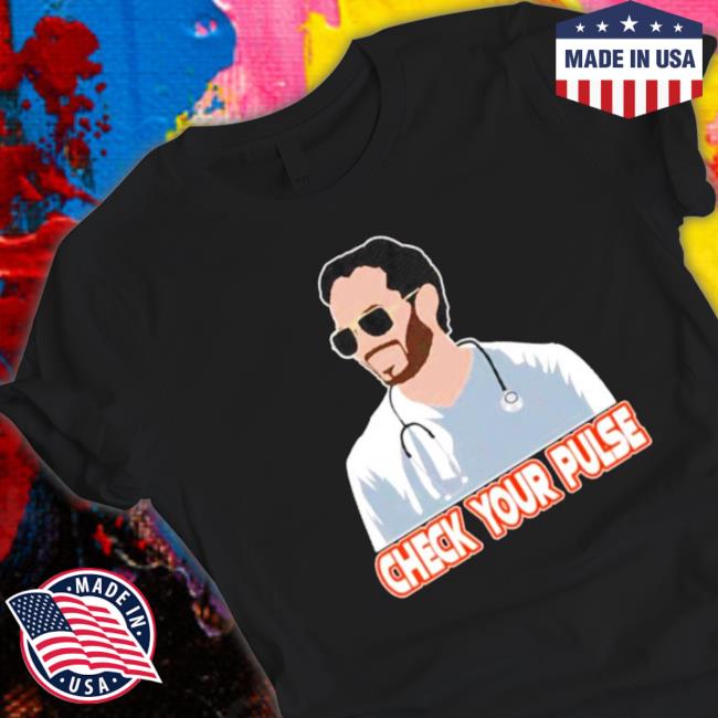 Mike Mcdaniel Check Your Pulse Hoodie Mike Mcdaniel Check Your Pulse Crewneck Sweatshirt