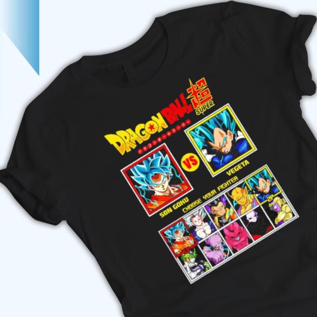 Original Dragon Ball Super Son Goku Vs Vegeta Choose Your Fighter Characters Sweatshirt