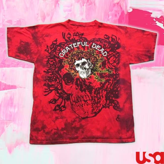 Edead Shop Red Bertha Tie Dye Unisex Sweatshirt