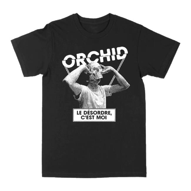 Trending Grindpromotion Records Merch Store Orchid "Le Désordre C'est Moi" Black Long Sleeve Tee Grindpromotionrecords Shop