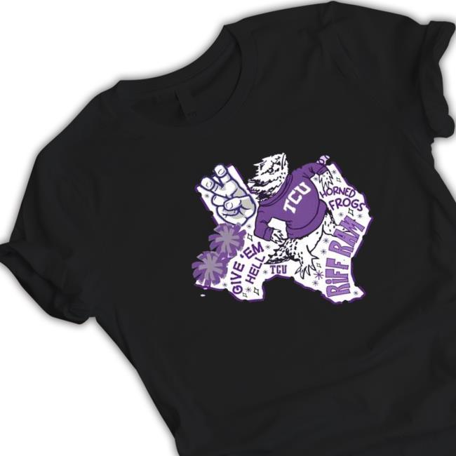 Tcu Hypnotoad Give ‘Em Hell Riff Ram T-Shirt