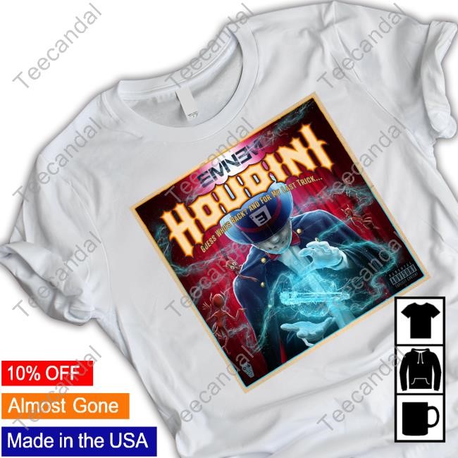 Marshall Mathers Eminem Houdini Long Sleeve T Shirt