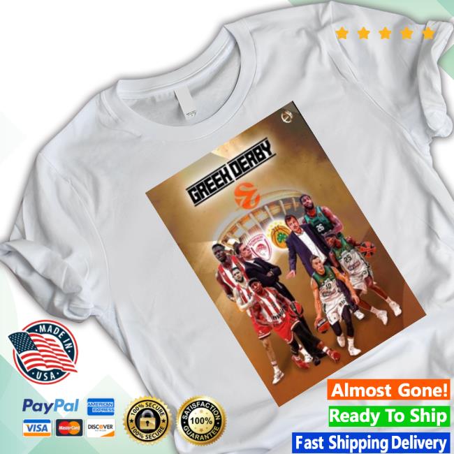 Trending Euro Basketball Greek Derby Day Panathinaikos Versus Olympiacos TankTop