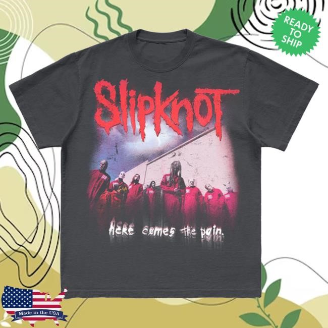 Slipknot Here Comes The Pain Tour 2024 Photo Sweatshirt Slipknot Merch