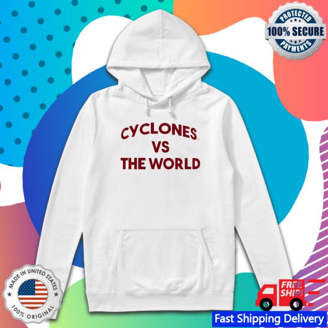 Official Cyclones Vs The World Crewneck Sweatshirt Official Cyclones Vs The World Long Sleeve Shirt