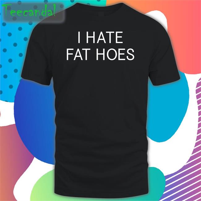 Nsfwcloth I Hate Fat Hoes Sweatshirt Black