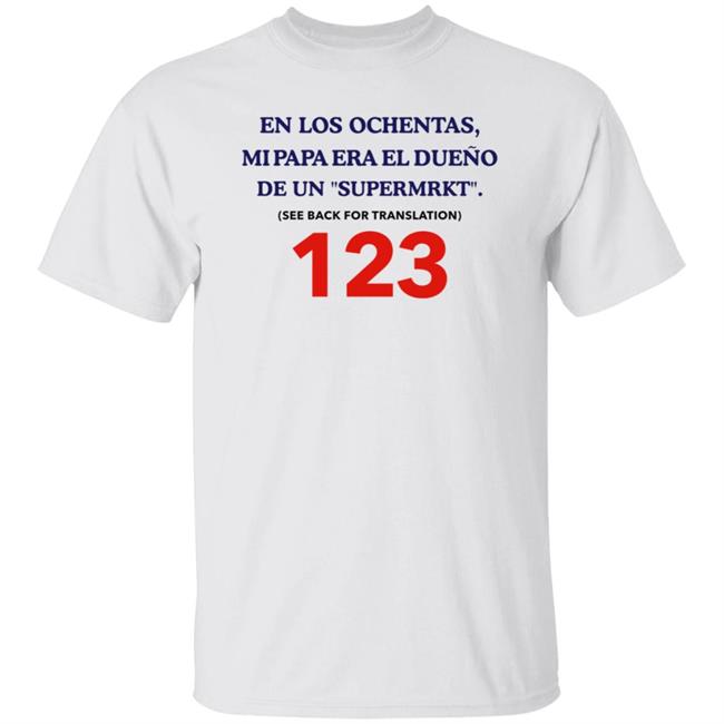 En Los Ochentas Shirt Jake Paul En Los Ochentas Mi Papa Era Dueño De Una Supermrkt Shirt