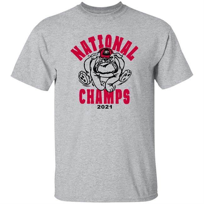 Home Field Apparel Uga 2021 National Champs Shirt Georgia Bulldogs