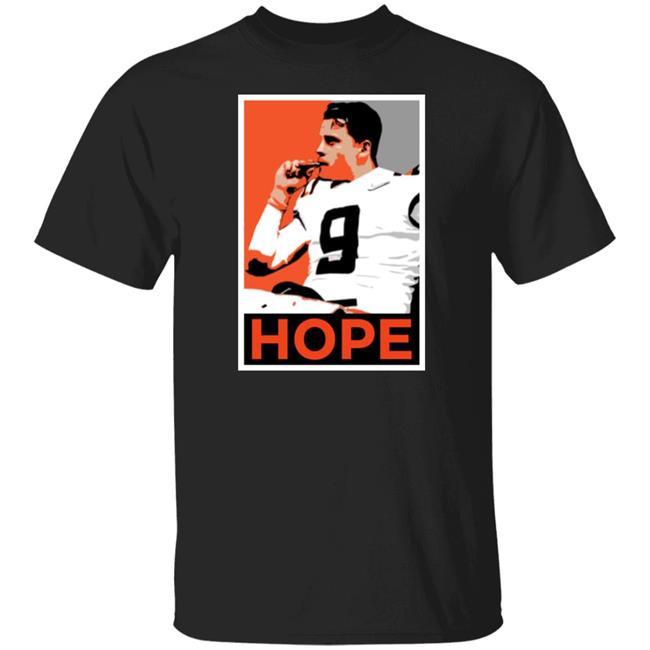 Joe Burrow Smoking Cigar Champ Hope Poster Cincinnati Football Fan T Shirt TheoAshNFL