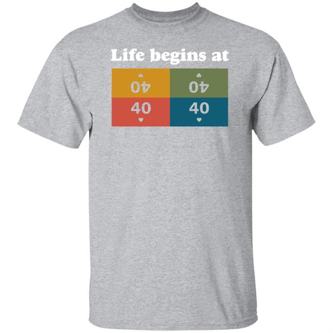 Commander Sphere Merch Life Begins At 40 Shirt Rachel Weeks Commander Sphere Merch Life Begins At 40 Shirt Rachel Weeks