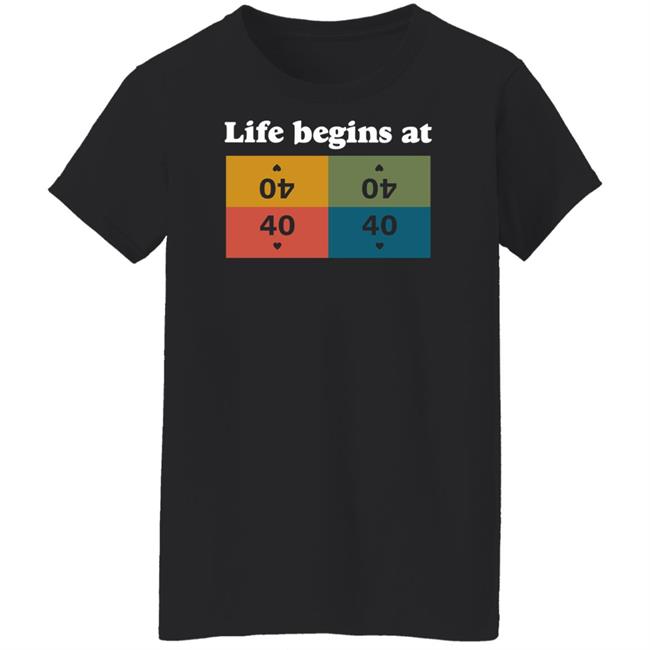 Commander Sphere Merch Life Begins At 40 Shirt Rachel Weeks Commander Sphere Merch Life Begins At 40 Shirt Rachel Weeks