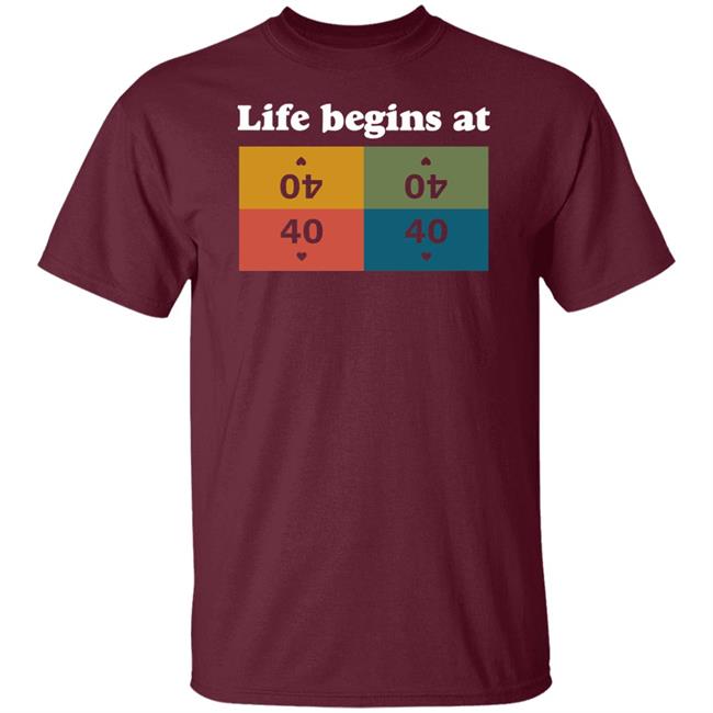 Commander Sphere Merch Life Begins At 40 Shirt Rachel Weeks Commander Sphere Merch Life Begins At 40 Shirt Rachel Weeks