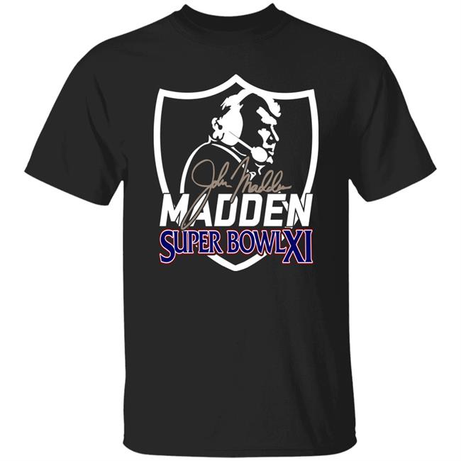Madden Tribute Super Bowl Shirt Madden Tribute Shirt