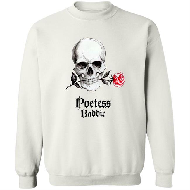 Poetess Baddie Sweatshirt Quill & Crow Publishing House Poetess Baddie Sweatshirt Cassandra L. Thompson