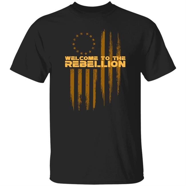 Drunk 3po Welcome To The Rebellion Flag Shirt Nine Line Apparel