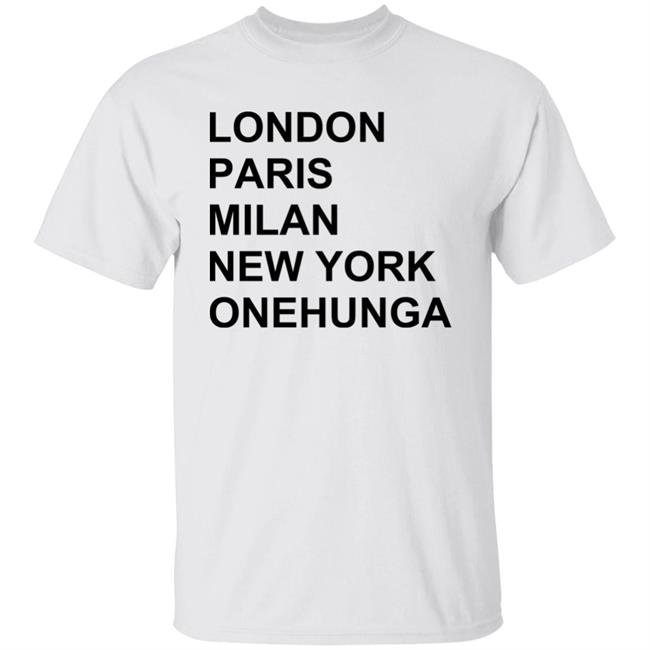 London Paris Milan New York Onehunga Shirt Gavin Shoebridge