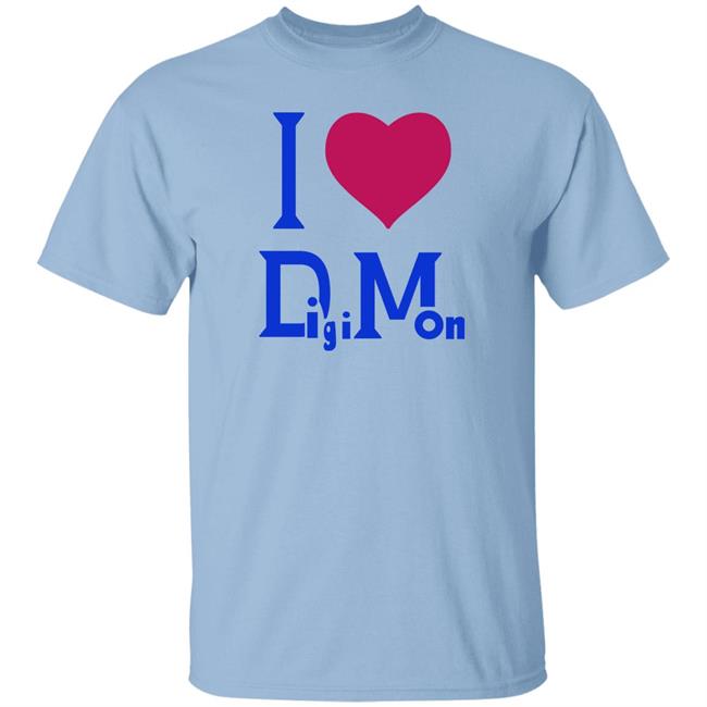 I Love Digimon Shirt Mizabitha