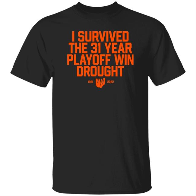Ohioclothing I Survived The 31 Year Playoff With Drought Shirt Joeskibroski