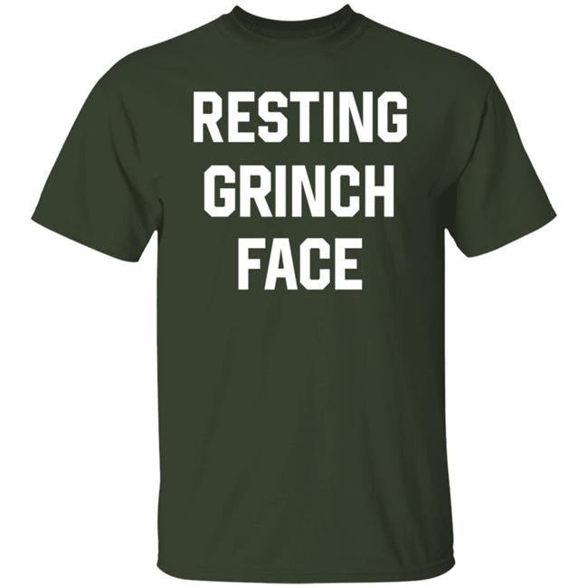 Resting Grinch Face Shirt Annie Bananie