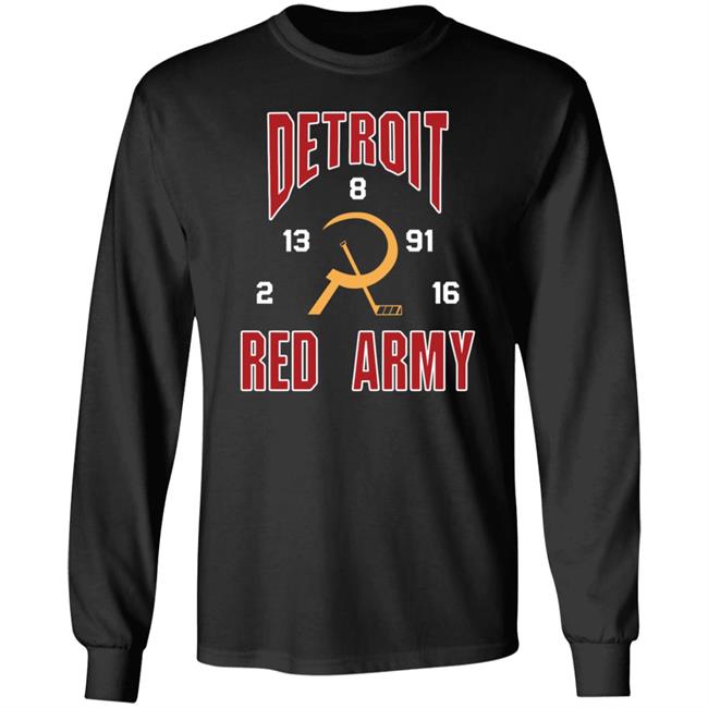 Detroit Red Army Shirt Red Mikkel