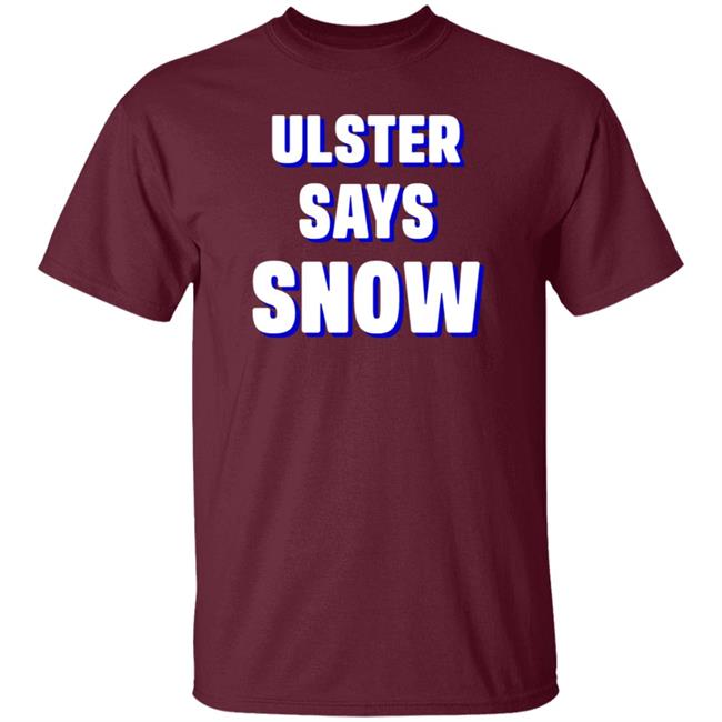 Ulster Says Snow Long Sleeves T-Shirt Ulster Says Snow Long Sleeves T-Shirt