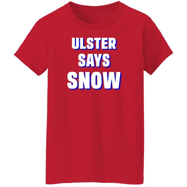 Ulster Says Snow Long Sleeves T-Shirt Ulster Says Snow Long Sleeves T-Shirt