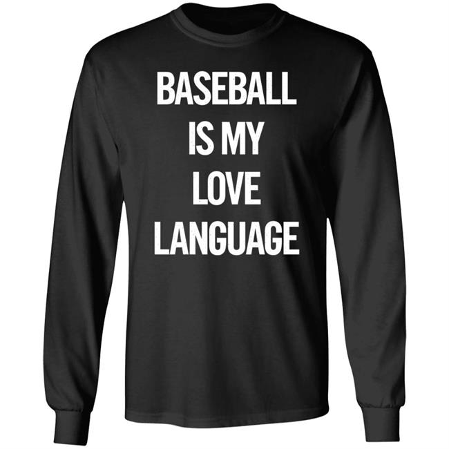 Baseball Is My Love Language Shirt Aim Doll