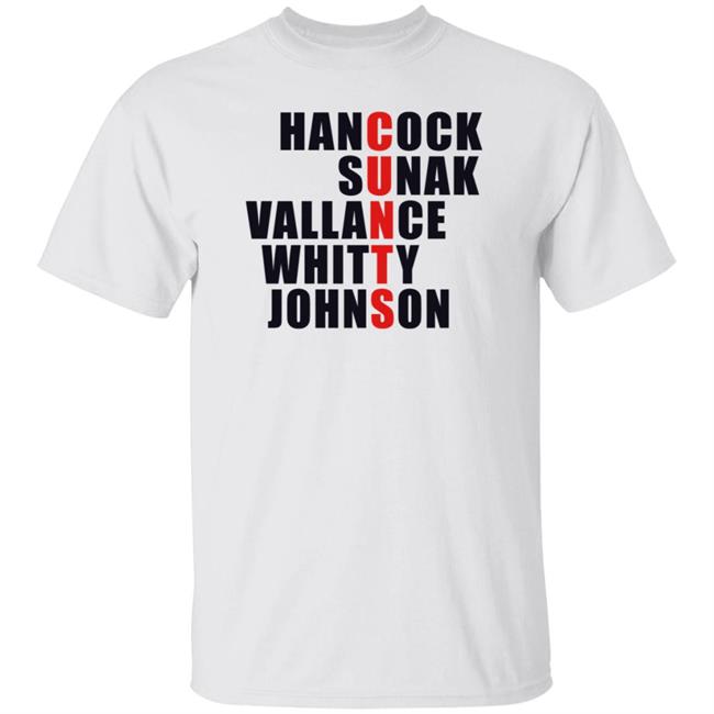 Hancock Sunak Vallance Whitty Johnson Shirt Justcaroline