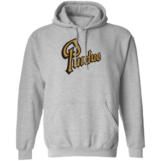 Purdue Drum Script Hoodie Homefield Apparel