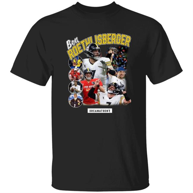 Joe Haden Wearing Ben Roethlisberger Dreamathon Shirt Dreamathon Merch